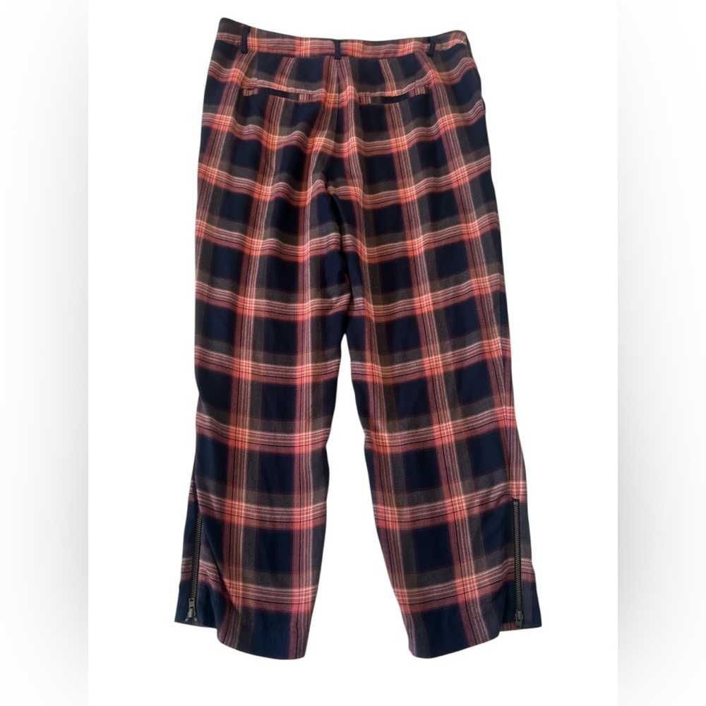 Anthropologie Cartonnier Tartan Plaid Cropped Pants - Picture 10 of 14